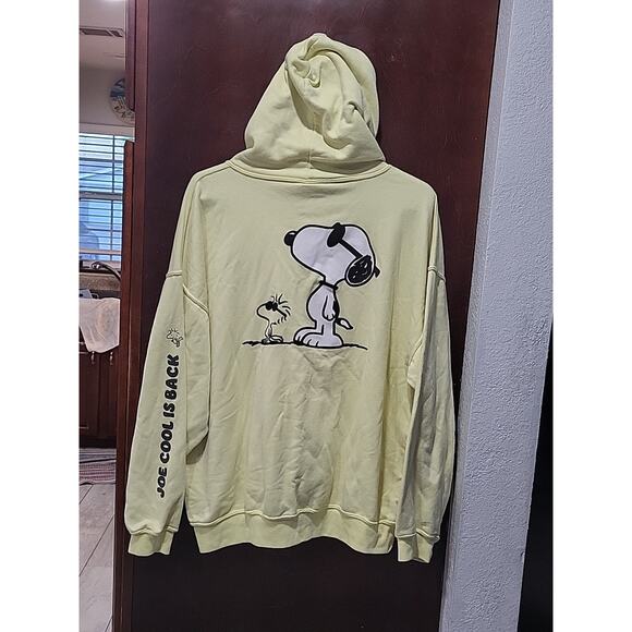 Snoopy Joe Cool Sweat Shirt Hoodie Vintage Size XL - Picture 1 of 14